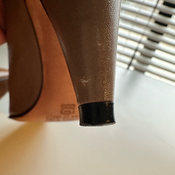 Vintage 80’s size 7 taupe Italian leather pumps by Ritalini 💋 - Picture 5 of 11